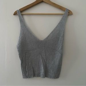 Paloma Wool silver knit tank top